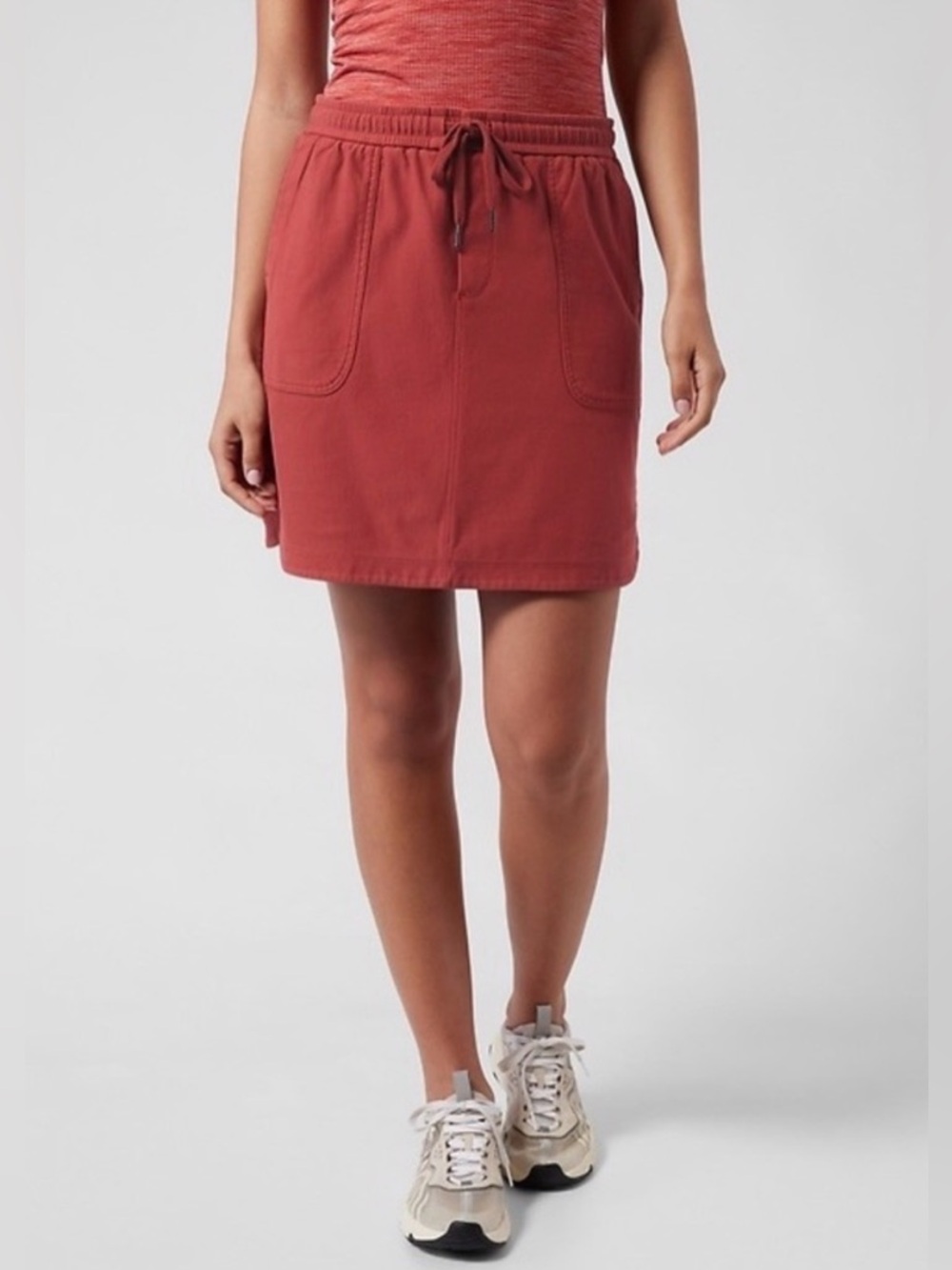 Athleta Farallon Skirt Drawstring Lightweight Pull-On Athletic Size S